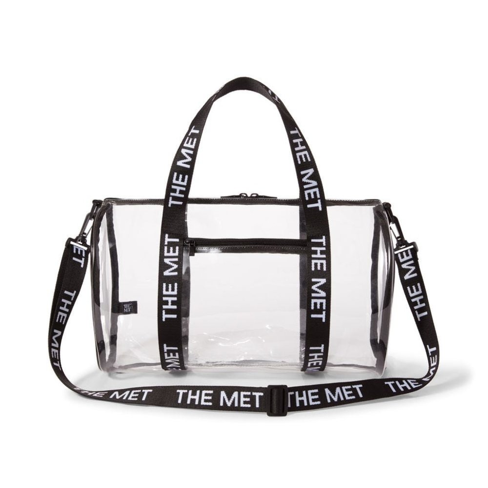 The Met 150 Clear Duffle Bag / weekender -  Metropolitan Museum NYC